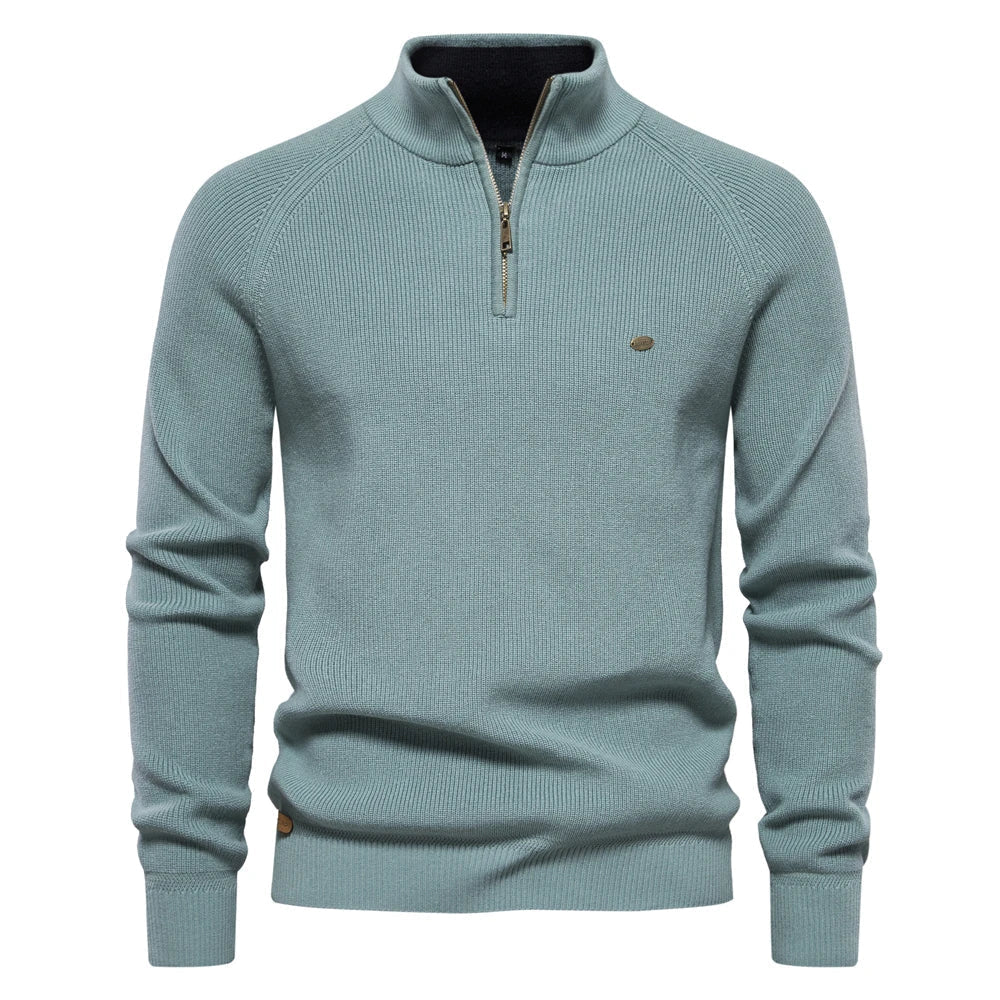 STEFAN | MEN'S SWEATER WITH ZIPPER