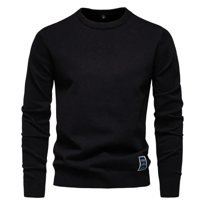 Casual Sweater with Round Neck