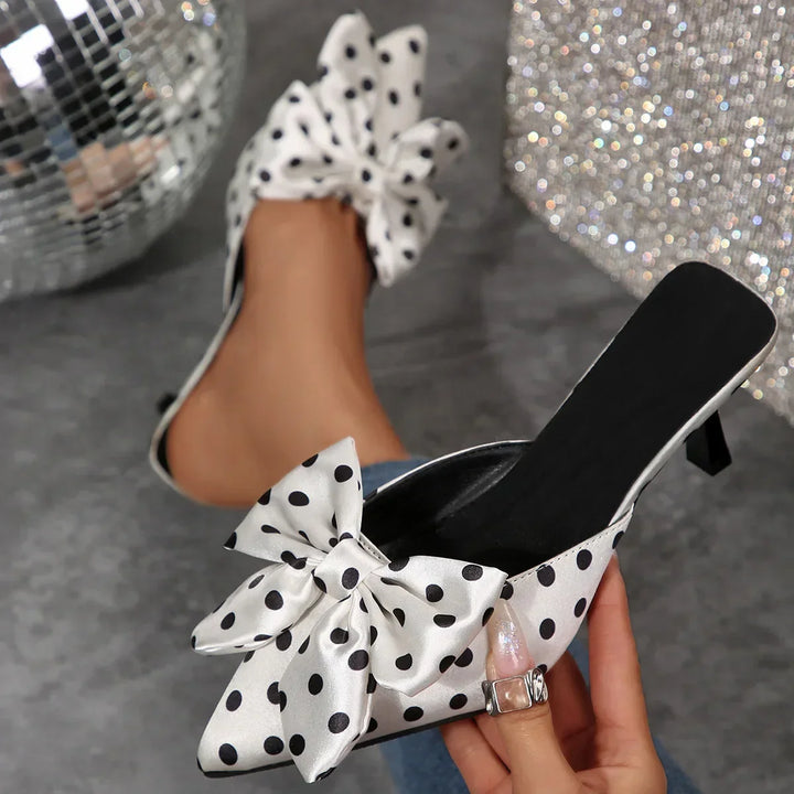 Vivienne Polka Dot Bow Heels