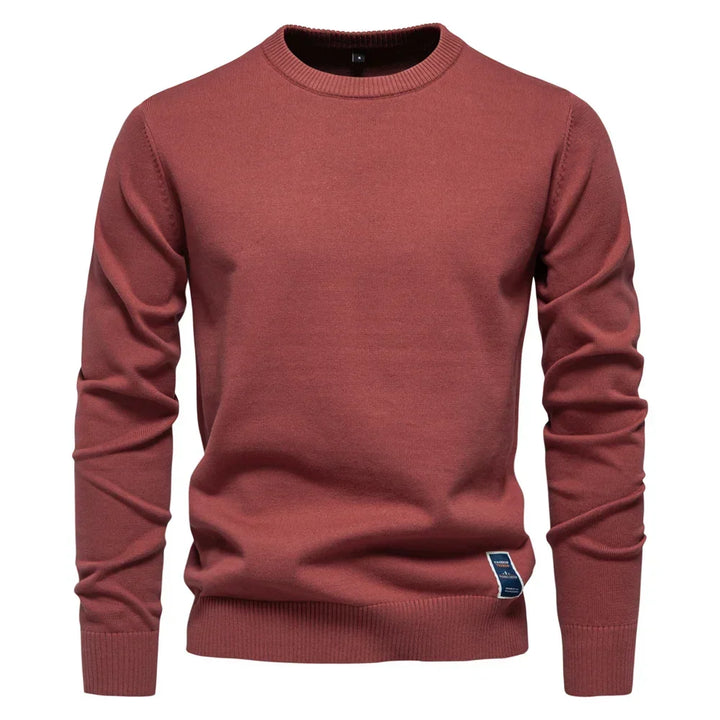 Casual Sweater with Round Neck
