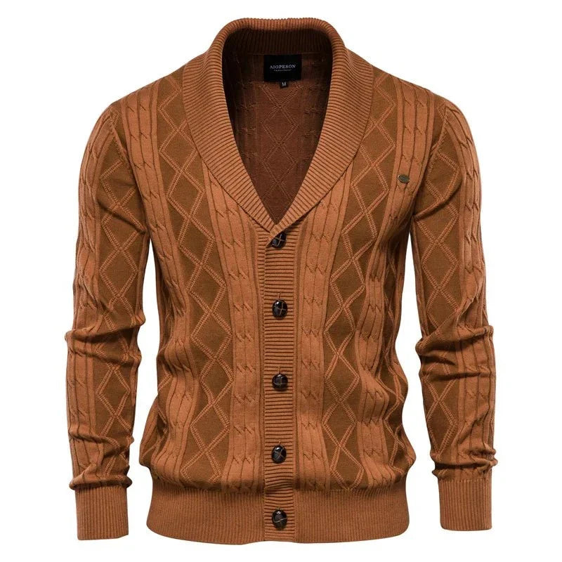 Waldemar - Men's Button-Up Cardigan