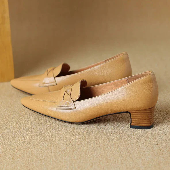 SOFIA AUTHENTIC LEATHER LOAFERS
