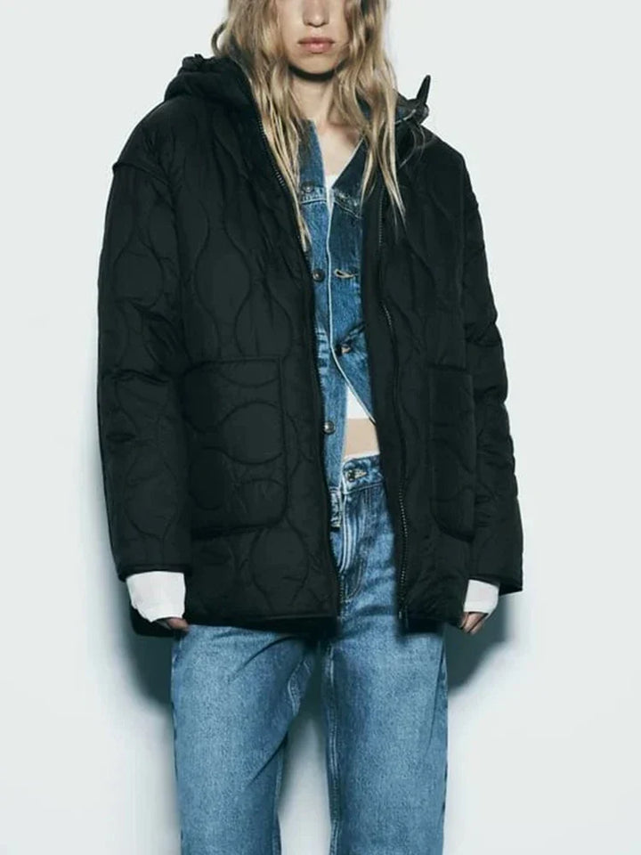Vara | Women's Cozy Relaxed Fit Hooded Winter Jacket
