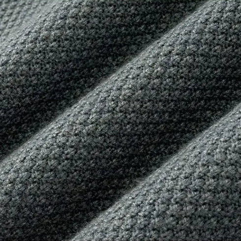 Harriden Men's Jacquard Knit Sweater with Ribbed Mock Neck