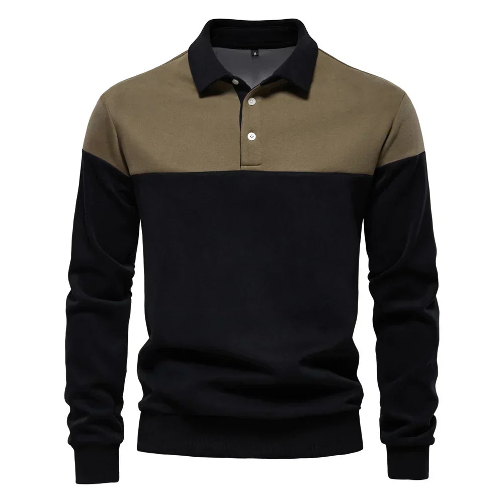 Premium & Casual Long Sleeve Polo Shirt