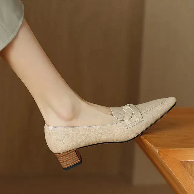 SOFIA AUTHENTIC LEATHER LOAFERS