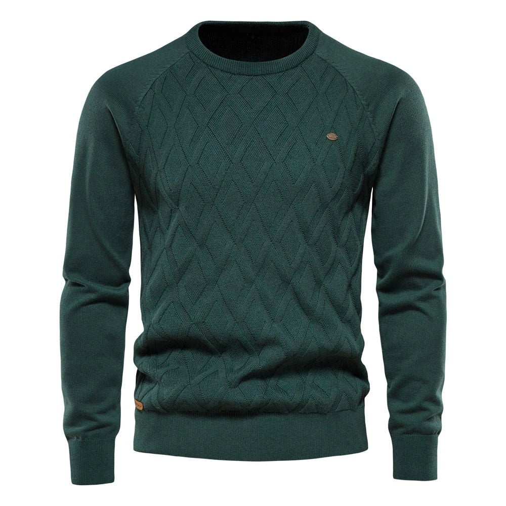 Theodor - Men's Diamond Pattern Sweater