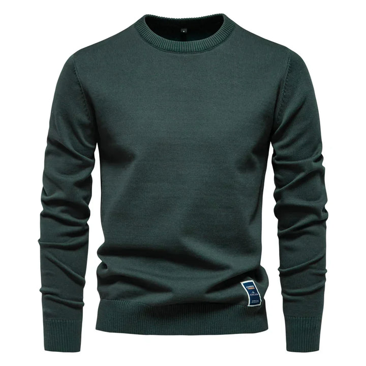 Casual Sweater with Round Neck
