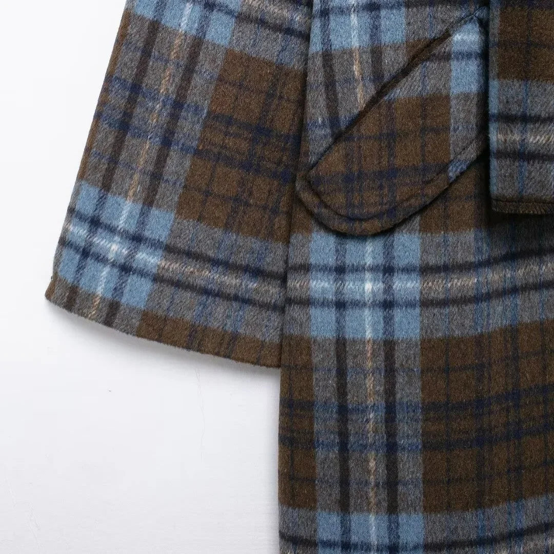Eleanor | Women's Timeless Check Pattern Plaid Wool Coat