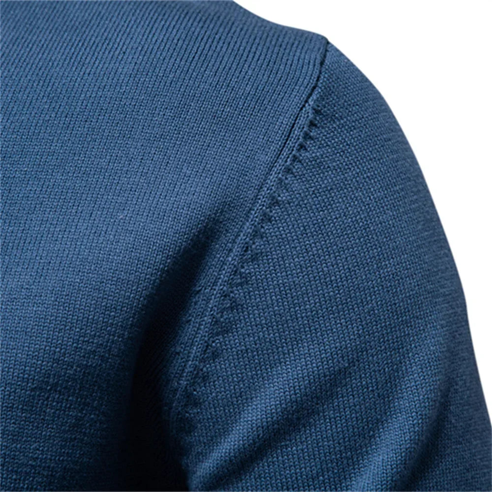 Casual Sweater with Round Neck