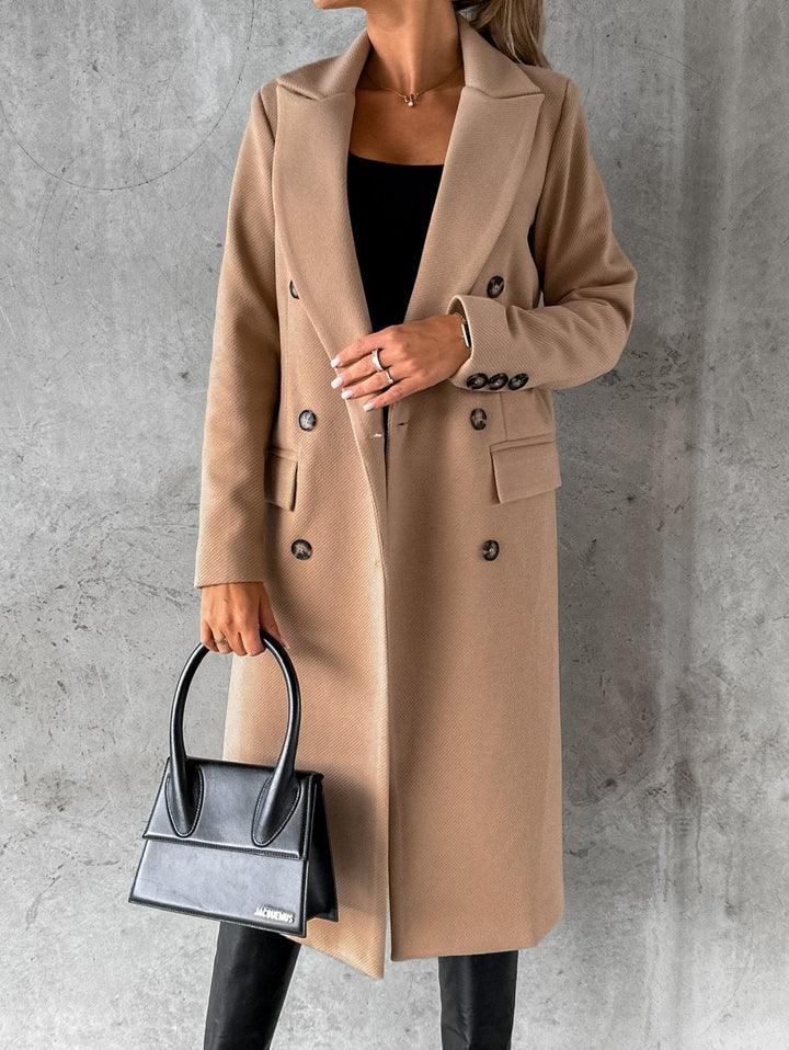 Jolie | Women's Longline Coat with Elegant Tailored Design