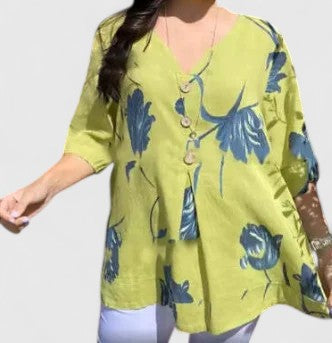 Isabel | Chic Floral Pattern Blouse