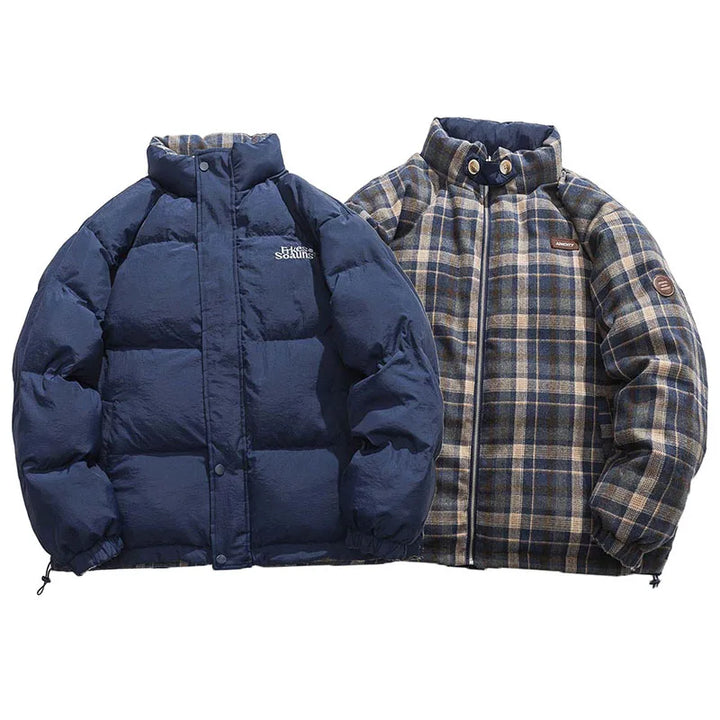 Lorelei | Women's Reversible Puffer Jacket with Stand-Up Collar