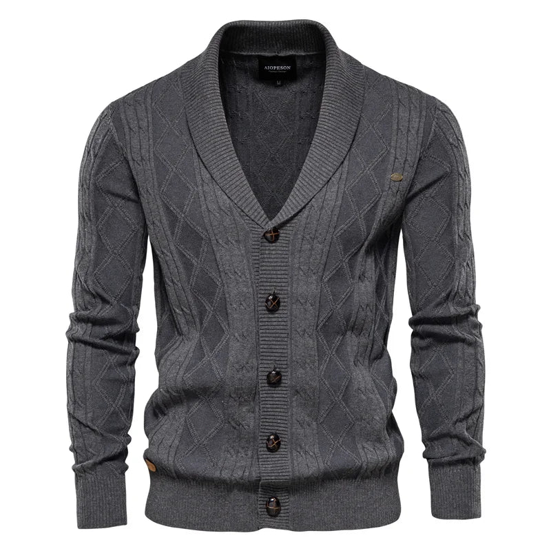 Waldemar - Men's Button-Up Cardigan