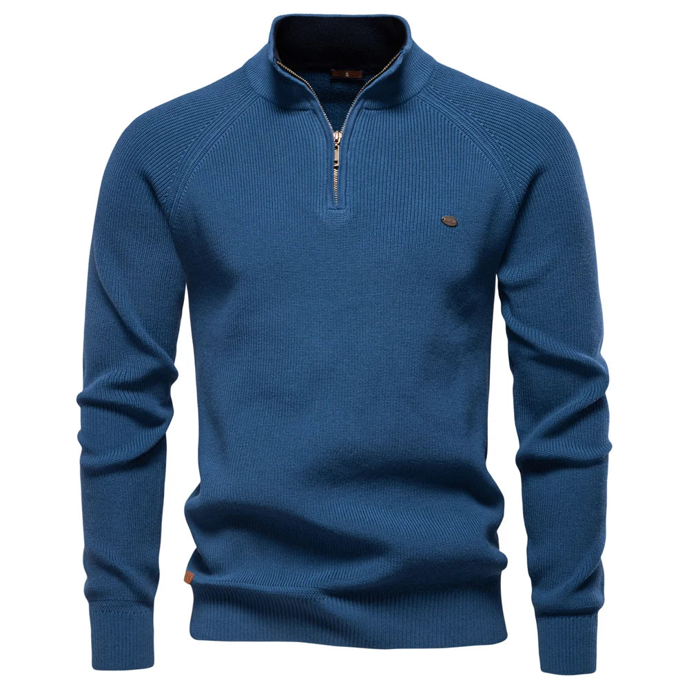 STEFAN | MEN'S SWEATER WITH ZIPPER