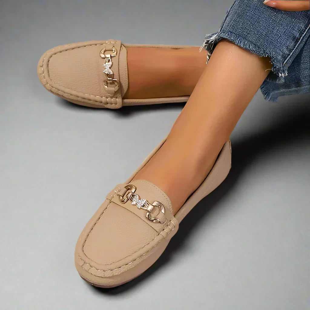 Rhinestone-Embellished Sorella Loafers