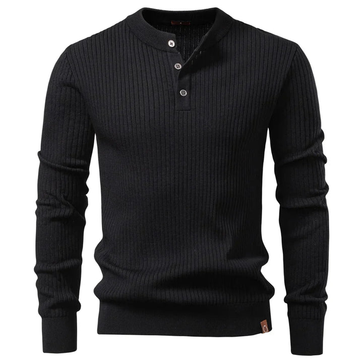 Casual Winter Polo Shirt with Buttons