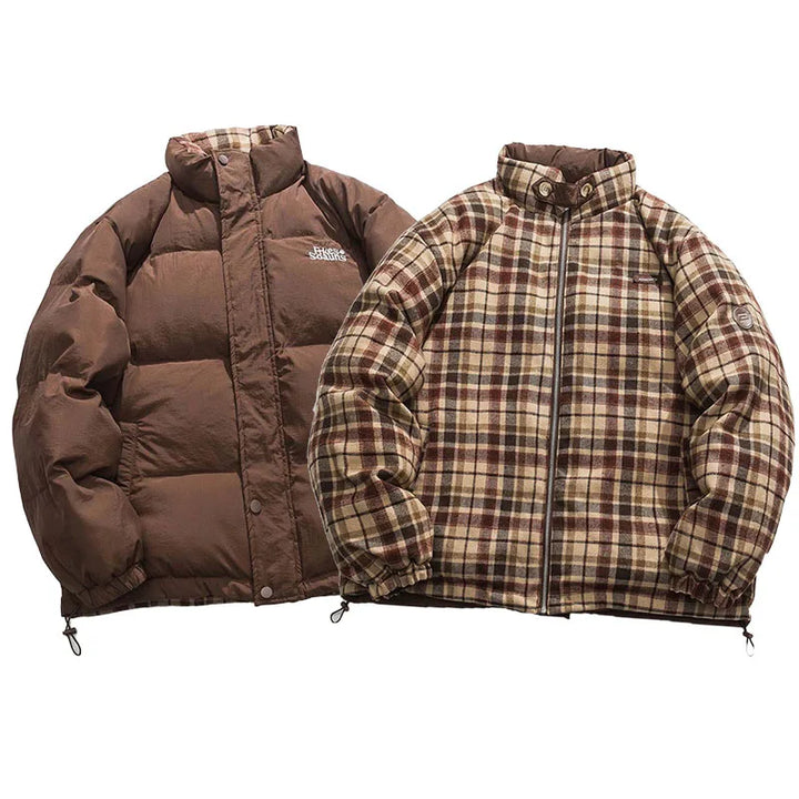 Lorelei | Women's Reversible Puffer Jacket with Stand-Up Collar