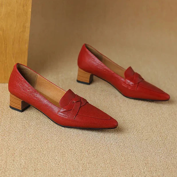 SOFIA AUTHENTIC LEATHER LOAFERS