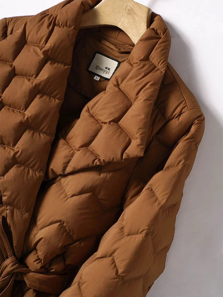 Azura Women's Lightweight Open Front Quilted Jacket