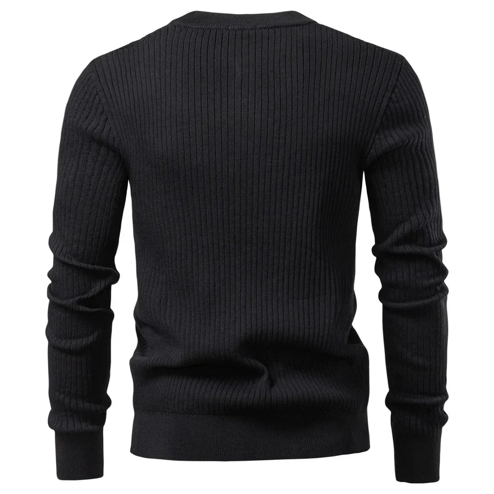 Casual Winter Polo Shirt with Buttons