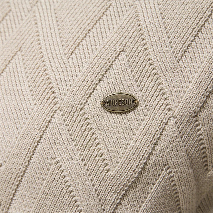 Theodor - Men's Diamond Pattern Sweater