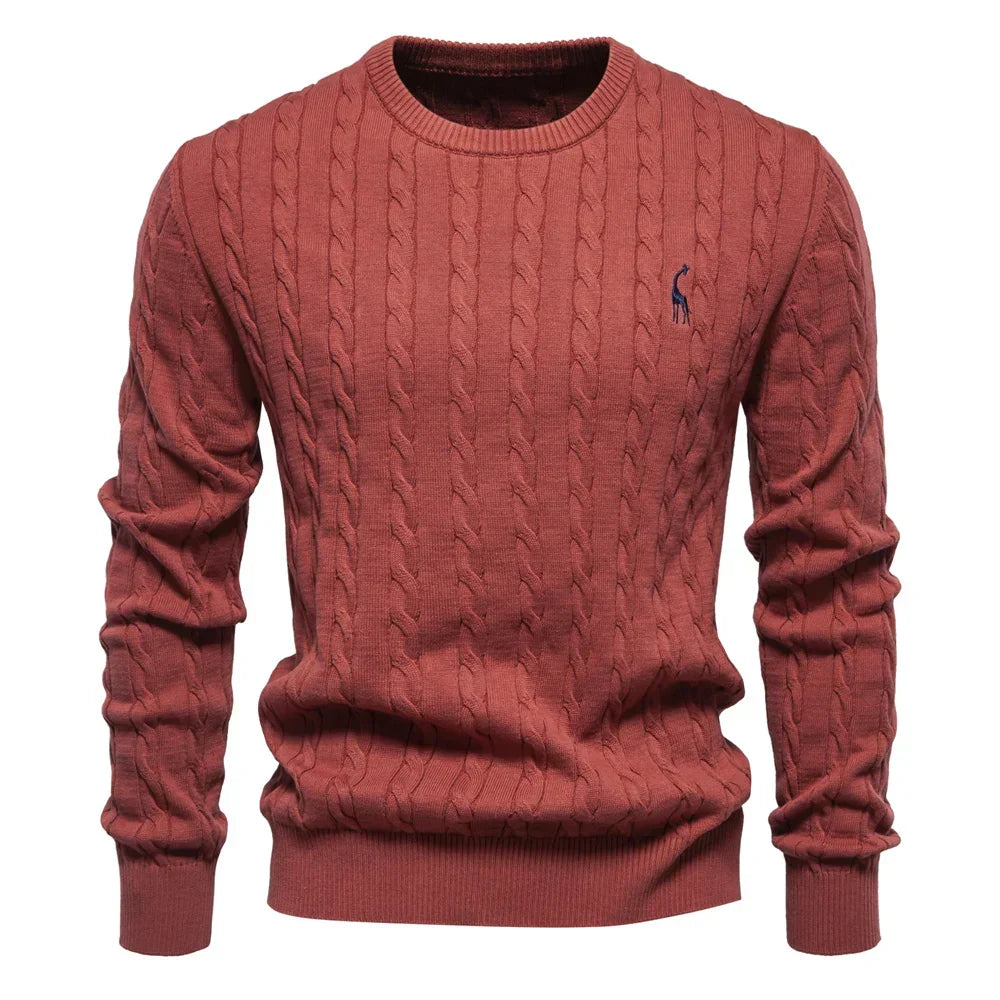 Knitted Modern Men's Sweater