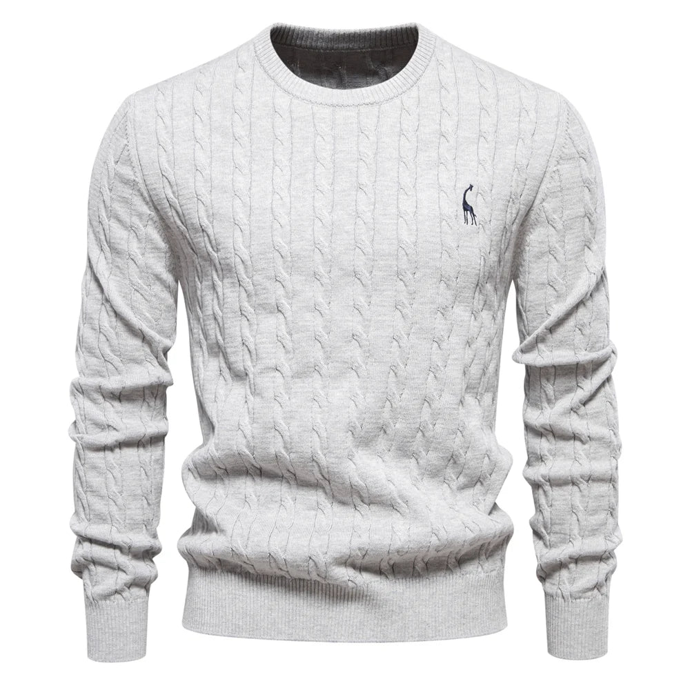 Knitted Modern Men's Sweater
