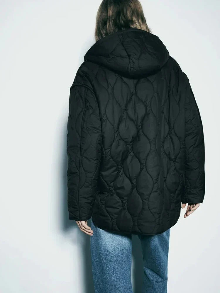 Vara | Women's Cozy Relaxed Fit Hooded Winter Jacket