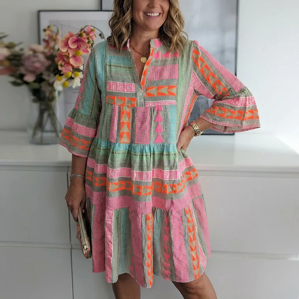 ISOLDE - Floral Spring Dress