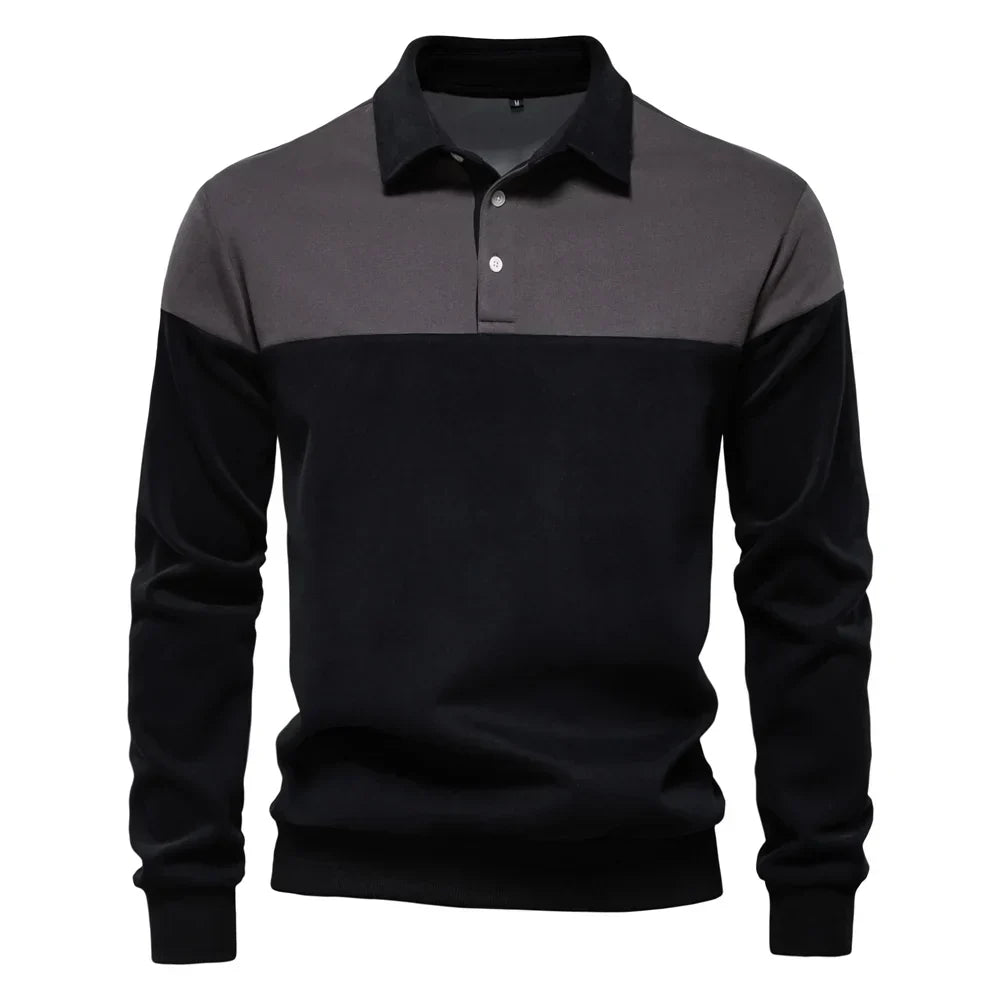 Premium & Casual Long Sleeve Polo Shirt