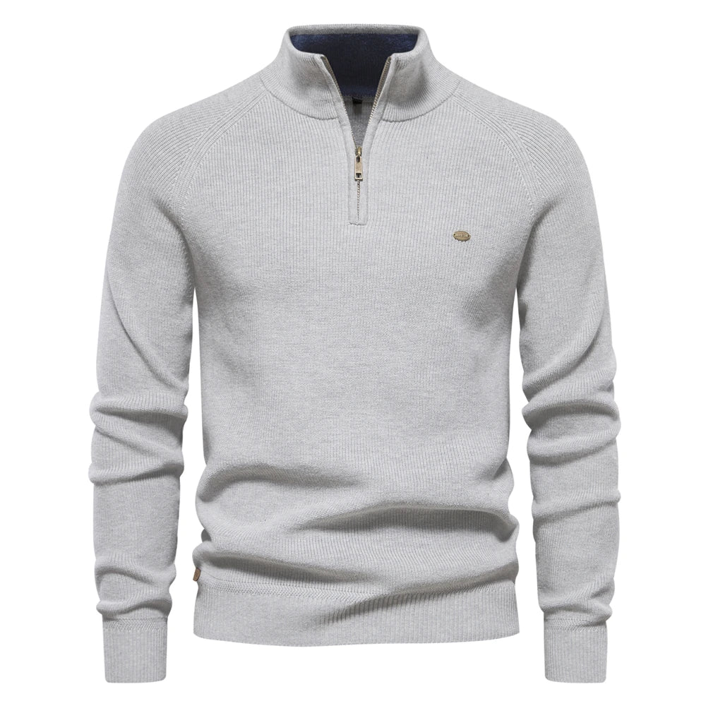 STEFAN | MEN'S SWEATER WITH ZIPPER