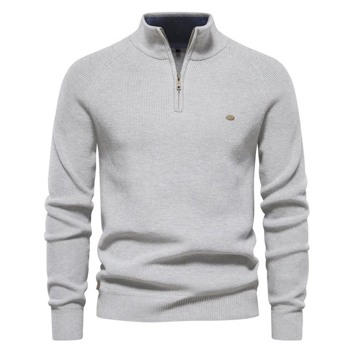 STEFAN | MEN'S SWEATER WITH ZIPPER