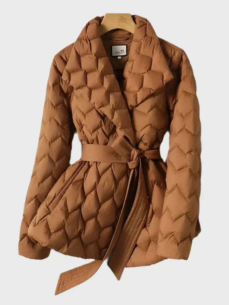 Azura Women's Lightweight Open Front Quilted Jacket