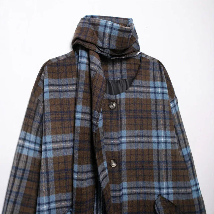 Eleanor | Women's Timeless Check Pattern Plaid Wool Coat