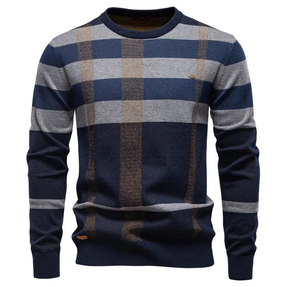 Rosenfeld - Men's Diamond Pattern Knitted Sweater