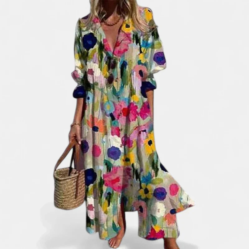 Melissa | Stylish Bohemian Maxi Dress