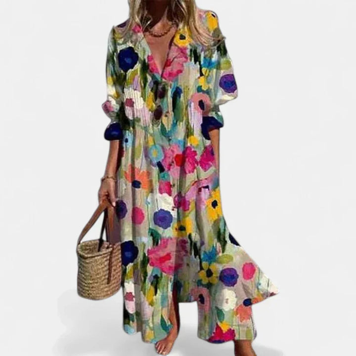 Melissa | Stylish Bohemian Maxi Dress
