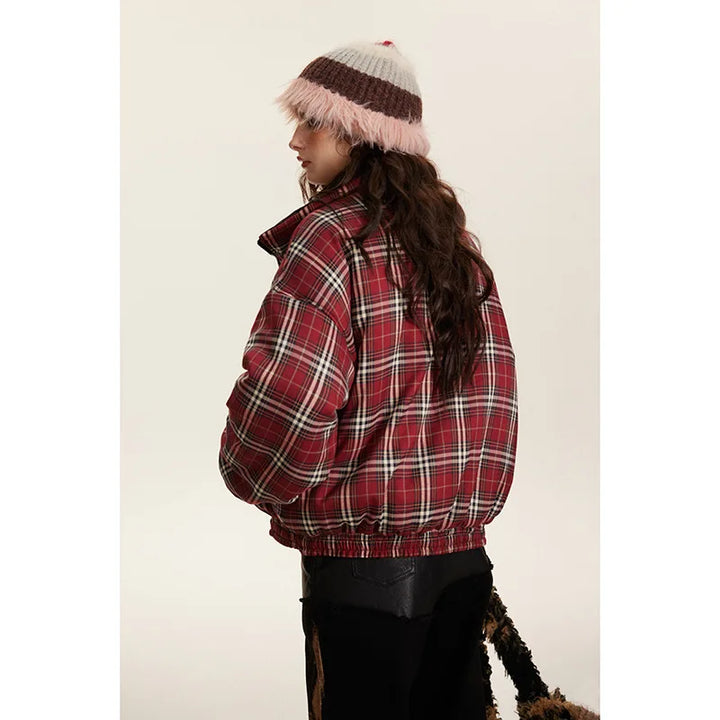 Lorelei | Women's Reversible Puffer Jacket with Stand-Up Collar