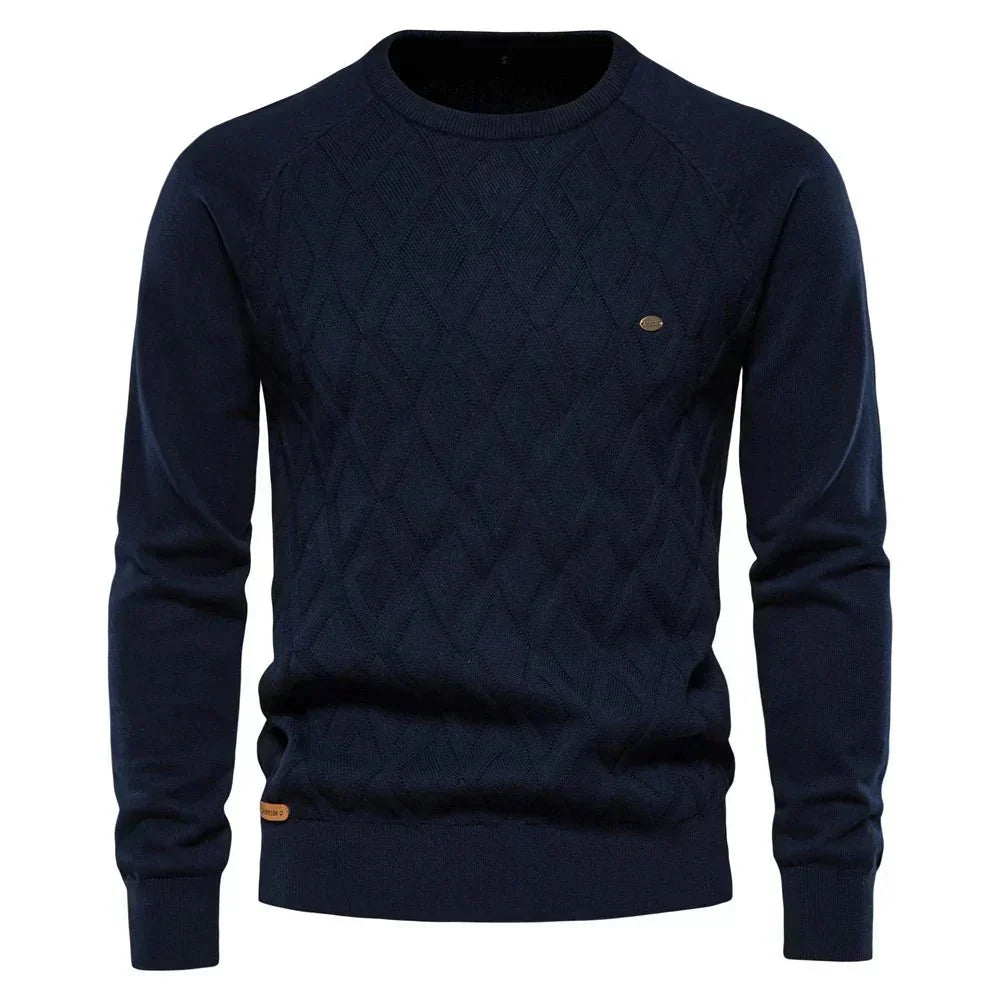 Theodor - Men's Diamond Pattern Sweater