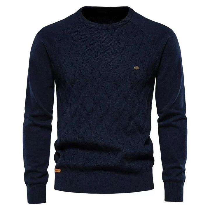 Theodor - Men's Diamond Pattern Sweater