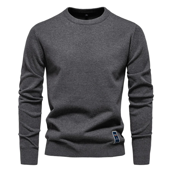 Casual Sweater with Round Neck