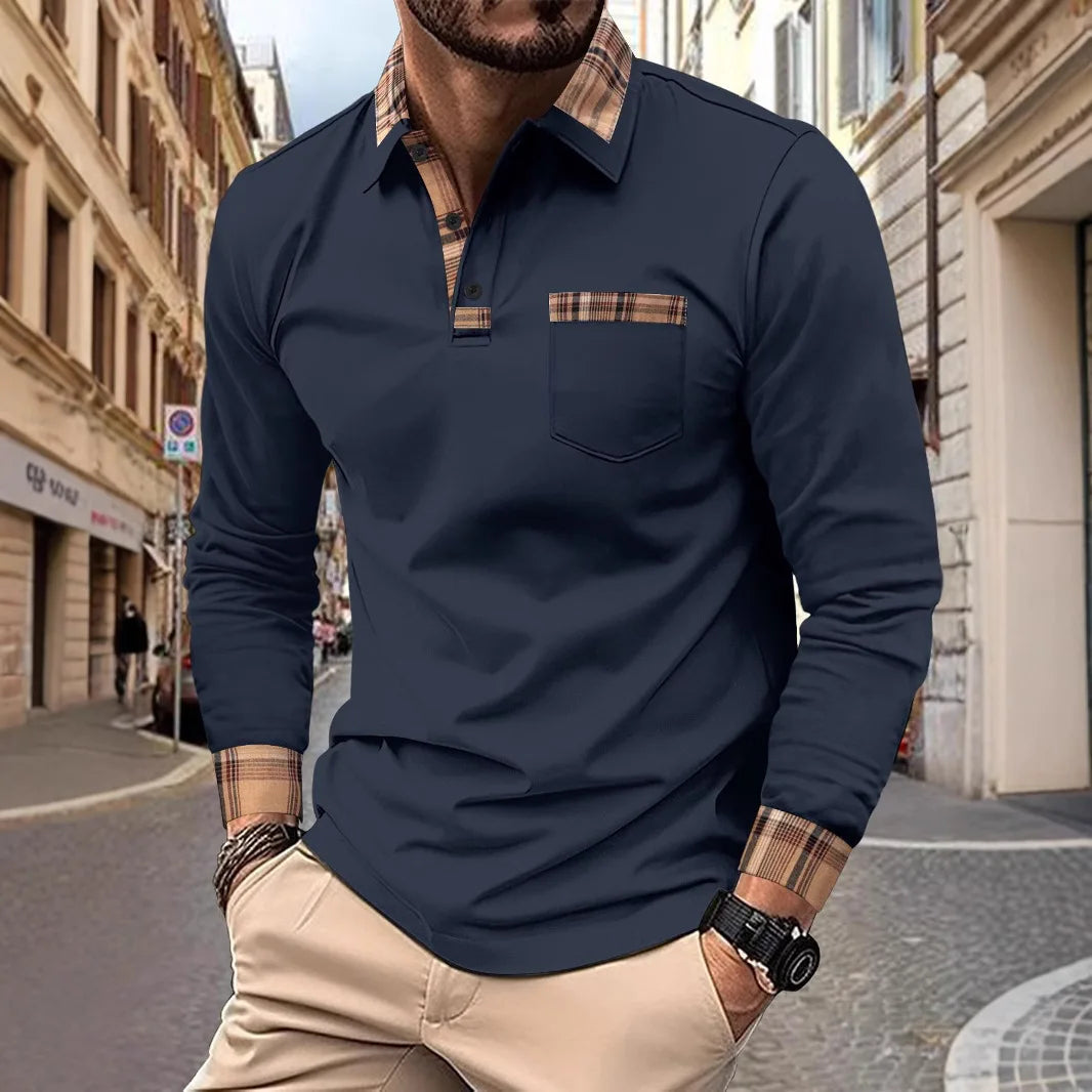 Checked Shirt with Long Sleeves