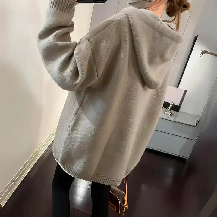 Smiley | Comfy Oversized Hoodie with Fun Design for Women