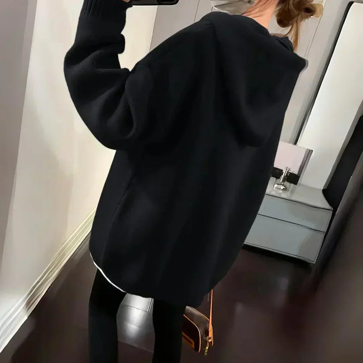 Smiley | Comfy Oversized Hoodie with Fun Design for Women