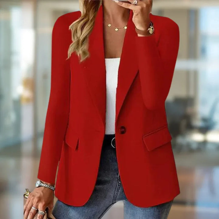 Annika | Women's Tailored Blazer with Notch Lapel and Single Button