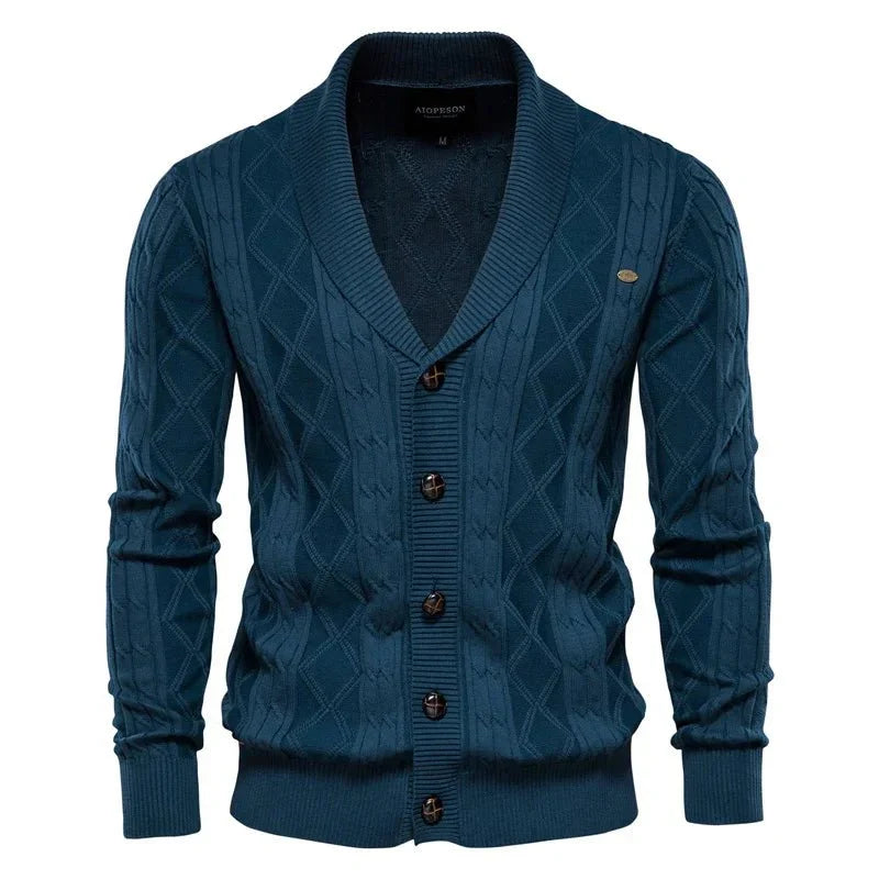 Waldemar - Men's Button-Up Cardigan