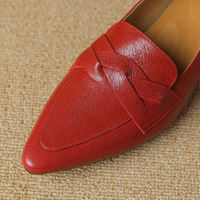 SOFIA AUTHENTIC LEATHER LOAFERS