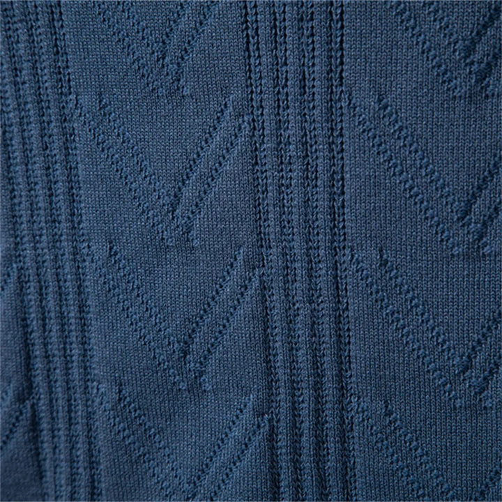 Knitted Luxury Polo with V-Neck