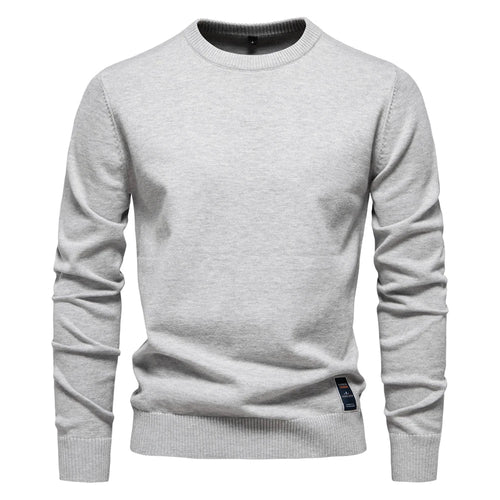 Casual Sweater with Round Neck